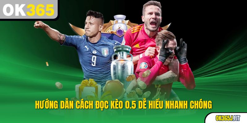 Hướng dẫn cách đọc kèo 0.5 dễ hiểu nhanh chóng