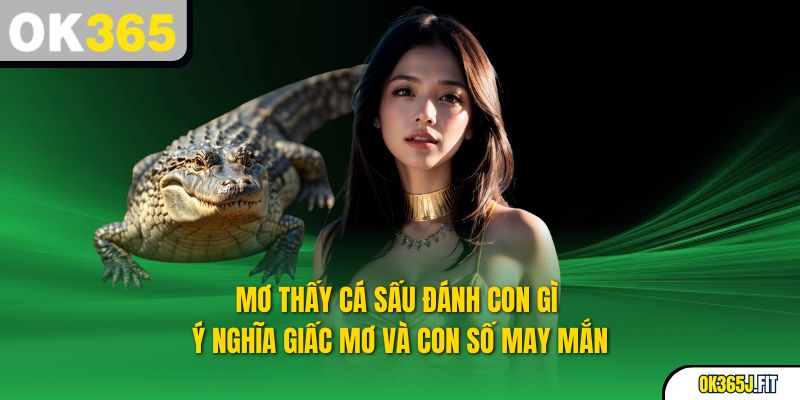 Mơ Thấy Cá Sấu Đánh Con Gì – Ý Nghĩa Giấc Mơ Và Con Số May Mắn